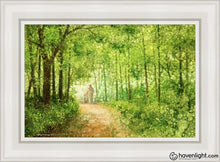 Load image into Gallery viewer, Lead Thou Me On Open Edition Canvas / 14 X 21 White Frame Art
