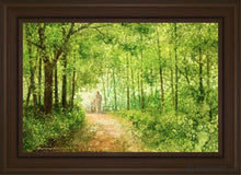 Load image into Gallery viewer, Lead Thou Me On Open Edition Canvas / 20 X 30 Brown Frame Art
