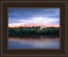 Load image into Gallery viewer, Leaving Nauvoo Open Edition Canvas / 11 X 14 Brown Frame Art
