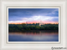 Load image into Gallery viewer, Leaving Nauvoo Open Edition Canvas / 12 X 18 White Frame Art
