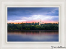 Load image into Gallery viewer, Leaving Nauvoo Open Edition Canvas / 14 X 21 White Frame Art
