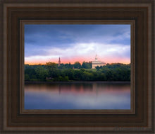 Load image into Gallery viewer, Leaving Nauvoo Open Edition Canvas / 8 X 10 Brown Frame Art
