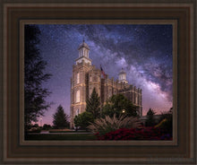 Load image into Gallery viewer, Logan Celestial Open Edition Canvas / 11 X 14 Brown Frame Art
