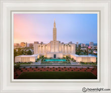 Load image into Gallery viewer, Los Angeles From On High Open Edition Canvas / 11 X 14 White Frame Art
