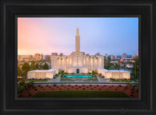 Load image into Gallery viewer, Los Angeles From On High Open Edition Canvas / 14 X 21 Black Frame Art
