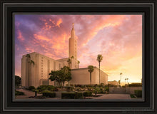 Load image into Gallery viewer, Los Angeles Light Of The World Open Edition Canvas / 20 X 30 Black Frame Art
