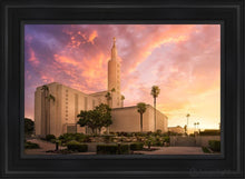 Load image into Gallery viewer, Los Angeles Light Of The World Open Edition Canvas / 24 X 36 Black Frame Art
