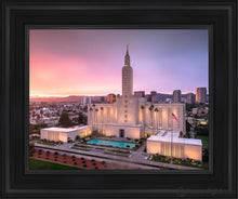 Load image into Gallery viewer, Los Angeles Weathering The Storm Open Edition Canvas / 11 X 14 Black Frame Art
