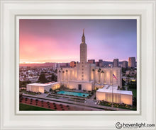 Load image into Gallery viewer, Los Angeles Weathering The Storm Open Edition Canvas / 11 X 14 White Frame Art
