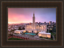 Load image into Gallery viewer, Los Angeles Weathering The Storm Open Edition Canvas / 12 X 18 Brown Frame Art
