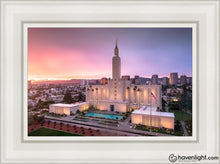 Load image into Gallery viewer, Los Angeles Weathering The Storm Open Edition Canvas / 12 X 18 White Frame Art
