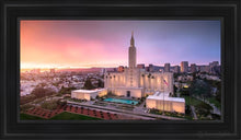 Load image into Gallery viewer, Los Angeles Weathering The Storm Open Edition Canvas / 15 X 30 Black Frame Art
