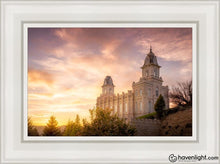 Load image into Gallery viewer, Manti Sunset Open Edition Canvas / 12 X 18 White Frame Art
