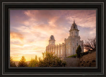 Load image into Gallery viewer, Manti Sunset Open Edition Canvas / 20 X 30 Black Frame Art

