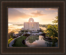 Load image into Gallery viewer, Meridian From On High Open Edition Canvas / 11 X 14 Brown Frame Art
