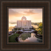 Load image into Gallery viewer, Meridian From On High Open Edition Canvas / 12 X Brown Frame Art
