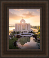 Load image into Gallery viewer, Meridian From On High Open Edition Canvas / 8 X 10 Brown Frame Art
