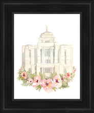 Load image into Gallery viewer, Meridian Watercolor Open Edition Canvas / 11 X 14 Black Frame Art
