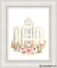 Load image into Gallery viewer, Meridian Watercolor Open Edition Canvas / 11 X 14 White Frame Art
