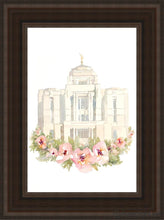 Load image into Gallery viewer, Meridian Watercolor Open Edition Canvas / 12 X 18 Brown Frame Art
