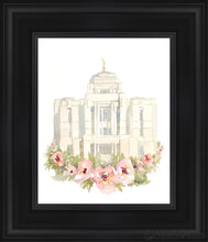 Load image into Gallery viewer, Meridian Watercolor Open Edition Canvas / 8 X 10 Black Frame Art
