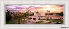 Load image into Gallery viewer, Mesa Sunrise Aerial Open Edition Canvas / 8 X 24 White Frame Art
