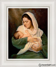 Load image into Gallery viewer, Mothers Love Open Edition Canvas / 11 X 14 White Frame Art

