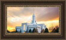 Load image into Gallery viewer, Mount Timpanogos - Burning Sky Open Edition Canvas / 36 X 18 Frame M 27 3/4 45 Art
