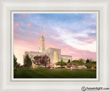 Load image into Gallery viewer, Mount Timpanogos Spring Open Edition Canvas / 11 X 14 White Frame Art
