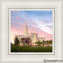 Load image into Gallery viewer, Mount Timpanogos Spring Open Edition Canvas / 12 X White Frame Art
