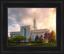 Load image into Gallery viewer, Mt Timpanogos After The Storm Open Edition Canvas / 11 X 14 Black Frame Art
