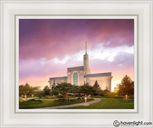 Load image into Gallery viewer, Mt. Timpanogos Evening Glow Open Edition Canvas / 11 X 14 White Frame Art
