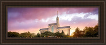Load image into Gallery viewer, Mt. Timpanogos Evening Glow Open Edition Canvas / 12 X 36 Brown Frame Art
