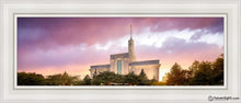 Load image into Gallery viewer, Mt. Timpanogos Evening Glow Open Edition Canvas / 12 X 36 White Frame Art
