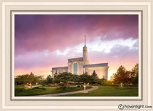 Load image into Gallery viewer, Mt. Timpanogos Evening Glow Open Edition Canvas / 20 X 30 White Frame Art
