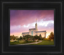 Load image into Gallery viewer, Mt. Timpanogos Evening Glow Open Edition Canvas / 8 X 10 Black Frame Art
