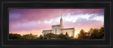 Load image into Gallery viewer, Mt. Timpanogos Evening Glow Open Edition Canvas / 8 X 24 Black Frame Art
