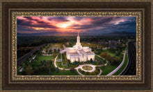 Load image into Gallery viewer, Mt. Timpanogos Skyfire Open Edition Canvas / 36 X 18 Frame M 27 3/4 45 Art
