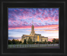 Load image into Gallery viewer, Mt Timpanogos Spacious Skies Open Edition Canvas / 11 X 14 Black Frame Art
