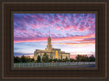 Load image into Gallery viewer, Mt Timpanogos Spacious Skies Open Edition Canvas / 12 X 18 Brown Frame Art
