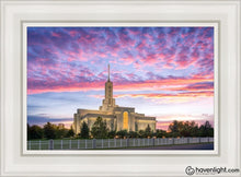 Load image into Gallery viewer, Mt Timpanogos Spacious Skies Open Edition Canvas / 14 X 21 White Frame Art
