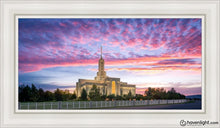 Load image into Gallery viewer, Mt Timpanogos Spacious Skies Open Edition Canvas / 15 X 30 White Frame Art
