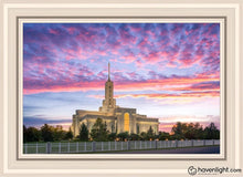 Load image into Gallery viewer, Mt Timpanogos Spacious Skies Open Edition Canvas / 20 X 30 White Frame Art
