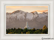 Load image into Gallery viewer, Mt. Timpanogos Youre Not Alone Open Edition Canvas / 14 X 21 White Frame Art

