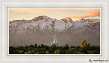 Load image into Gallery viewer, Mt. Timpanogos Youre Not Alone Open Edition Canvas / 15 X 30 White Frame Art
