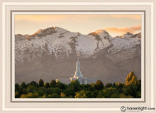 Load image into Gallery viewer, Mt. Timpanogos Youre Not Alone Open Edition Canvas / 20 X 30 White Frame Art
