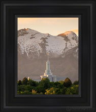 Load image into Gallery viewer, Mt. Timpanogos Youre Not Alone Open Edition Canvas / 8 X 10 Black Frame Art
