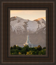 Load image into Gallery viewer, Mt. Timpanogos Youre Not Alone Open Edition Canvas / 8 X 10 Brown Frame Art
