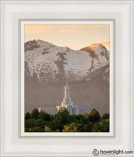 Load image into Gallery viewer, Mt. Timpanogos Youre Not Alone Open Edition Canvas / 8 X 10 White Frame Art
