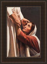 Load image into Gallery viewer, My Redeemer Open Edition Canvas / 14 X 21 Brown Frame Art
